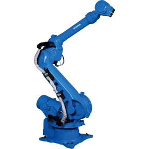 Robot lắp ráp và xử lý YASKAWA GP215 Kiểu: Articulated robots; Số trục: 6; Tải trọng tối đa: 215kg; Tầm với chiều dọc: 3894mm; Tầm với chiều ngang: 2912mm
