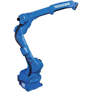 Robot lắp ráp và xử lý YASKAWA GP25-12 Kiểu: Robot khớp nối; Số trục: 6; Tải trọng tối đa: 12kg; Tầm với chiều dọc: 3649mm; Tầm với chiều ngang: 2010mm