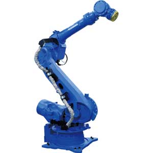 Robot lắp ráp và xử lý YASKAWA GP250 Kiểu: Articulated robots; Số trục: 6; Tải trọng tối đa: 250kg; Tầm với chiều dọc: 3490mm; Tầm với chiều ngang: 2710mm