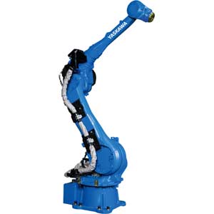 Robot lắp ráp và xử lý YASKAWA GP50 Kiểu: Articulated robots; Số trục: 6; Tải trọng tối đa: 50kg; Tầm với chiều dọc: 3649mm; Tầm với chiều ngang: 2061mm