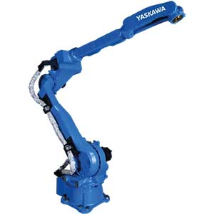 Robot hàn cắt YASKAWA AR3120 Kiểu: Articulated robots; Số trục: 6; Tải trọng tối đa: 20kg; Tầm với chiều dọc: 5622mm; Tầm với chiều ngang: 3124mm