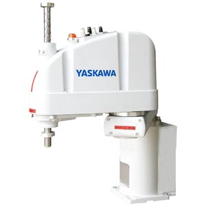Robot đóng gói và xếp dỡ YASKAWA MYS450F Kiểu: SCARA robots; Số trục: 4; Tải trọng tối đa: 6kg; Tầm với chiều dọc: 180mm; Tầm với chiều ngang: 450mm