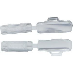 Nhãn đánh dấu chống nước CHINA LMC-3010 Chiều rộng: 10mm; Chiều dài: 30mm; Chiều cao: 3.9mm; Khổ giấy phù hợp: 30.2x9.0mm; Chiều rộng lỗ đi dây thít: 8.0mm