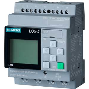 Bộ lập trình LOGO SIEMENS 6ED1052-1FB08-0BA1 115...230VAC, 115...230VDC; Kiểu hiển thị: LCD display; Số ngõ vào digital: 8; Số ngõ ra digital: 4; Kiểu đấu nối ngõ ra digital: Relay; Mô-đun có thể mở rộng: Yes