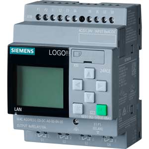 Bộ lập trình LOGO SIEMENS 6ED1052-1HB08-0BA1 24VAC, 24VDC; Kiểu hiển thị: LCD display; Số ngõ vào digital: 8; Số ngõ ra digital: 4; Kiểu đấu nối ngõ ra digital: Relay; Mô-đun có thể mở rộng: Yes