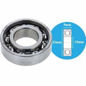 Vòng bi bạc đạn cầu 1 dãy trục 15mm SKF 6002