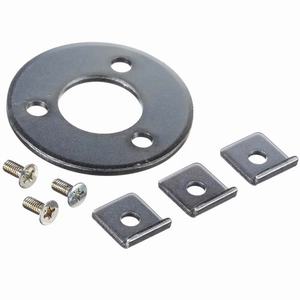 Mặt bích encoder OMRON E69-FCA02 Material: Plastic; Surface treatment: Zinc - plated; Aplicable encoder model: E6C2-C; Shape: Round; Dimension: D56xt3.2mm; Hole diameter: 25.2mm; Attached screw: Three phillips screws M4x10; Servo mounting bracket provided: E69-2 (3pcs)