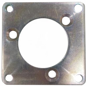 Mặt bích encoder OMRON E69-FCA03 Surface treatment: Zinc - plated; Aplicable encoder model: E6C3-A, E6C3-C; Shape: Square; Dimension: W52xH52xD3.2mm; Hole diameter: 30.2mm; Attached screw: Three phillips screws M4x8