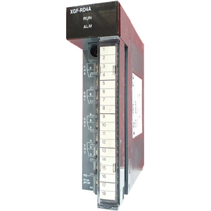 Mô đun điều khiển nhiệt độ nhận tín hiệu từ điện trở LS XGF-RD4A PT100, JPt100; Số ngõ vào digital: 4