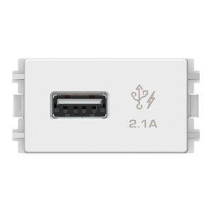 Ổ cắm USB cổng 2.1A USB Zencelo A SCHNEIDER 8431USB_WE Số ổ USB: 1; Ổ USB: USB Type-A; Điện áp đầu vào USB: 100...250VAC; Điện áp đầu ra USB: 5VDC; Cường độ dòng điện đầu ra USB: 2.1A; Kiểu đấu dây: Bắt vít; Phương pháp lắp đặt: Flush mounting