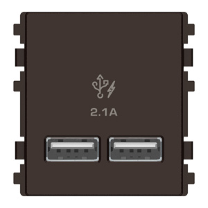 Ổ cắm USB cổng 2.1A USB Zencelo A SCHNEIDER 8432USB_BZ Số ổ USB: 2; Ổ USB: USB Type-A; Điện áp đầu vào USB: 100...240VAC; Điện áp đầu ra USB: 5VDC; Cường độ dòng điện đầu ra USB: 2.1A; Kiểu đấu dây: Bắt vít; Phương pháp lắp đặt: Flush mounting