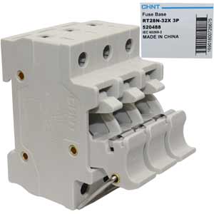 Đế cầu chì ống BASE RT28N-32X 3P Chint 32A, 500VAC