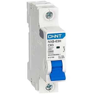 Áp tô mát cài loại nhỏ CHINT NXB-63H 1P C63 10kA