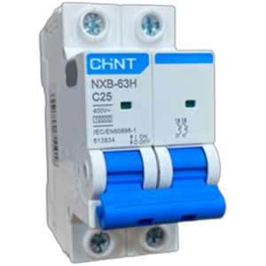 Áp tô mát cài loại nhỏ CHINT NXB-63H 2P C25 10kA