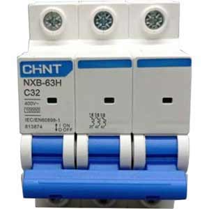 Áp tô mát cài loại nhỏ CHINT NXB-63H 3P C32 10kA