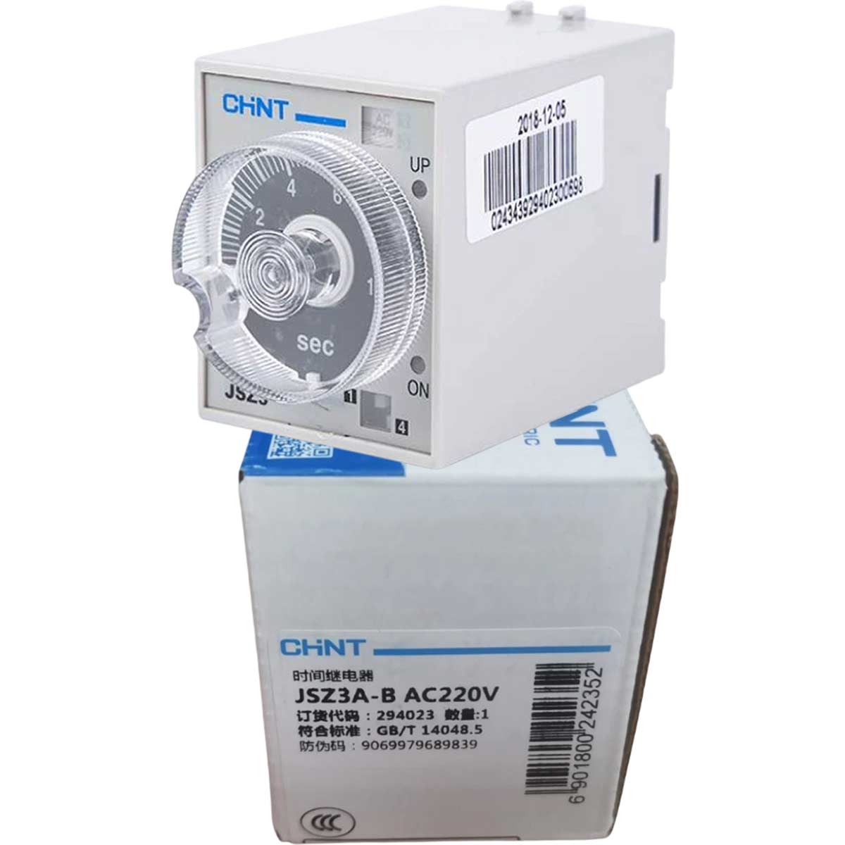 Rơ le thời gian CHINT JSZ3A-B AC220V