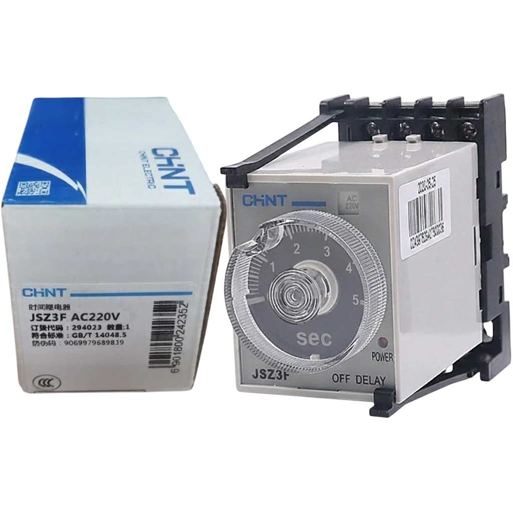 Rơ le thời gian CHINT JSZ3F 5s AC220V