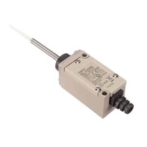 Công tắc hành trình  OMRON HL-5300G OMR Flexible rod: Plastic rod; DPST (1NO+1NC); 5A at 24VDC, 5A at 250VAC; 1.47N; 33mm; 80.8mm; 33mm