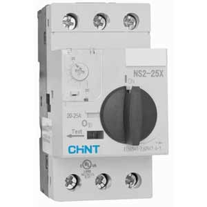 Bộ khởi động động cơ CHINT NS2-25X 20-25A 3P; 20...25A; Công suất điện (400VAC): 11kW; Dòng ngắn mạch: 100kA