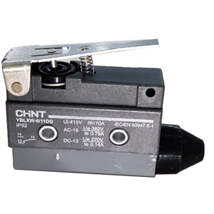 Công tắc hành trình loại rất nhỏ (microswitch) CHINT YBLXW-6/11DG Hinge lever; SPDT; 0.79A at 380VAC; 6N; 75mm; 22mm