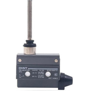 Công tắc hành trình loại rất nhỏ (microswitch) CHINT YBLXW-6/11W3 Flexible rod: Cat whisker (Spring wire); SPDT; 0.79A at 380VAC; 2N; 75mm; 22mm