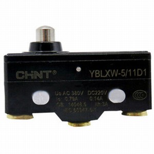 Công tắc hành trình CHINT YBLXW-5/11D1 SPDT; 0.14 at 220VDC, 0.79A at 380VAC, 0.45A at 220VDC, 1.5A at 660VAC; 50mm; 35mm; 17.45mm