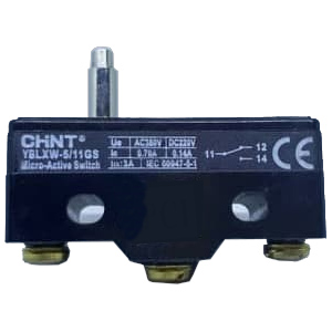 Công tắc hành trình CHINT YBLXW-5/11GS Pin plunger; SPDT; 0.14 at 220VDC, 0.79A at 380VAC, 0.45A at 220VDC, 1.5A at 660VAC; 49.2mm; 17.45mm