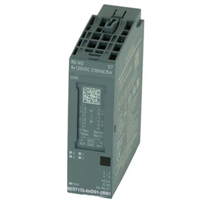 Mô đun ngõ ra kĩ thuật số SIEMENS 6ES7132-6HD01-2BB1 Output module; 24VDC; Số ngõ ra digital: 4; Kiểu đấu nối ngõ ra digital: Relay; 5A; Plug-in mounting