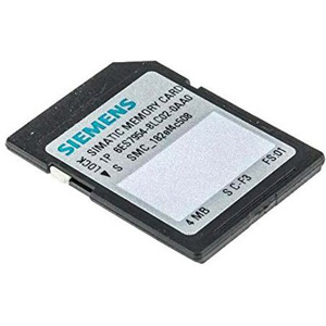Thẻ nhớ SIMATIC S7 cho S7-1x00 SIEMENS 6ES7954-8LC02-0AA0 MMC Card; 256Mbyte; Màu sắc: Black