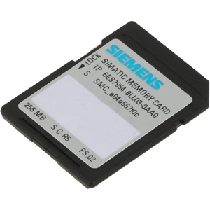 Thẻ nhớ SIMATIC S7 cho S7-1x00 SIEMENS 6ES7954-8LL03-0AA0 MMC Card; 256Mbyte; Màu sắc: Black