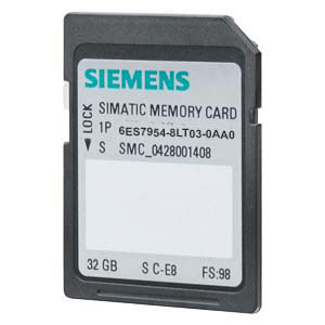 Thẻ nhớ SIMATIC S7 cho S7-1x00 SIEMENS 6ES7954-8LT03-0AA0 MMC Card; 32Gbyte; Màu sắc: Black