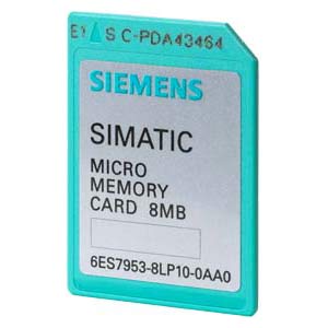Thẻ nhớ micro S7 SIMATIC cho S7-300 SIEMENS 6ES7953-8LG20-0AA0 MMC Card; 128KB; Màu sắc: Blue
