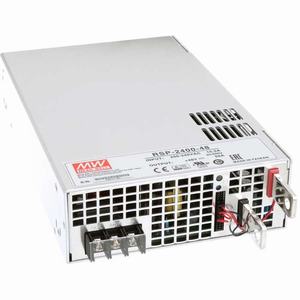 Bộ nguồn xung 2400W đơn đầu ra MEAN WELL RSP-2400-48 Nguồn cấp: 180...264VAC; Số đầu ra: 1; 48VDC; 50A; 2400W; Surface mounting