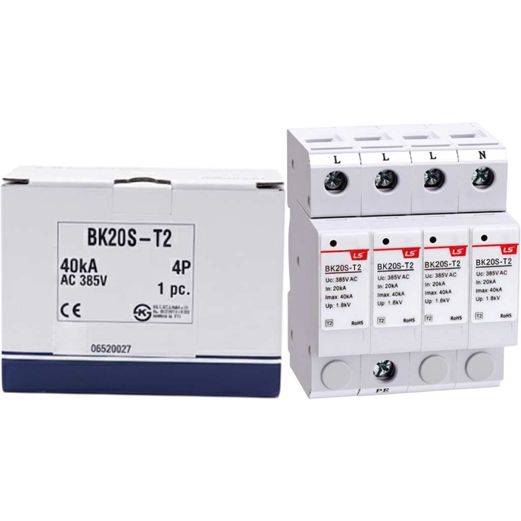 Thiết bị chống quá điện áp loại 385V LS BK20S-T2 4P 385V 40KA