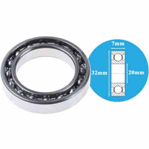 Vòng bi cầu rãnh sâu d20mm SKF 61804