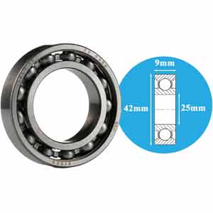 Vòng bi cầu rãnh sâu d25mm SKF 61905