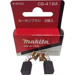 Chổi than dụng cụ điện cầm tay MAKITA B-80422 (CB-419A) Vật liệu: Than chì; Thiết bị tương thích: Makita: GA7060, Makita: GA7061R, Makita: GA9060, Makita: GA9061R, Makita: HM1511, Makita: HM1812