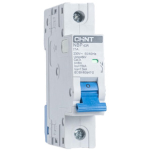 Cầu dao tự động CHINT NBP-63R 1P 25A 1P; 25A; 230VAC; 15kA