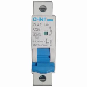 Áp tô mát CHINT NB1-63H 1P C25 10kA