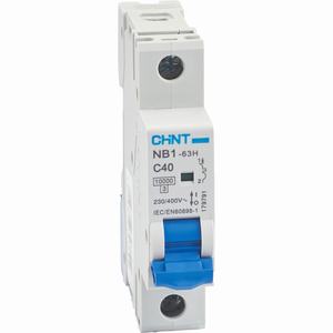 Áp tô mát CHINT NB1-63H 1P C40 10kA DB