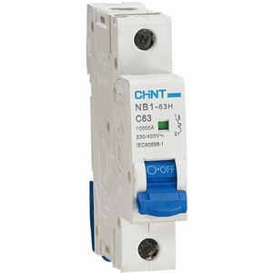 Áp tô mát CHINT NB1-63H 1P C63 10kA DB