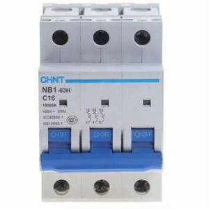 Áp tô mát CHINT NB1-63H 3P C16 10kA DB