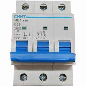 Áp tô mát CHINT NB1-63H 3P C32 10kA DB