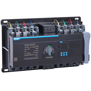 Bộ chuyển đổi nguồn CHINT NXZM-125H/4B 100A Automatic Transfer Switch; 4-pole; 100A; 400VAC, 415VAC; Loại bộ điều khiển: Intelligent