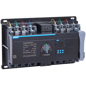 Bộ chuyển đổi nguồn CHINT NXZM-400S/4B 250A Automatic Transfer Switch; 4-pole; 250A; 400VAC, 415VAC; Loại bộ điều khiển: Intelligent