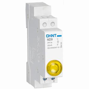 Đèn báo gắn thanh ray dạng module CHINT ND9-1/Y 24V