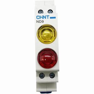 Đèn báo gắn thanh ray dạng module CHINT ND9-2/RY 230V 230VAC, 230VDC; Đèn led; Đỏ, Vàng
