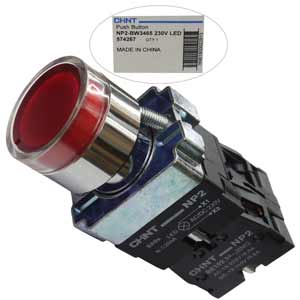Nút nhấn có đèn CHINT NP2-BW3465 230V LED