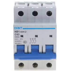 Aptomat CHINT NB1-63H/2 3P C63 8In