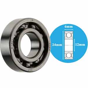 Vòng bi cầu rãnh sâu d12 SKF 61901